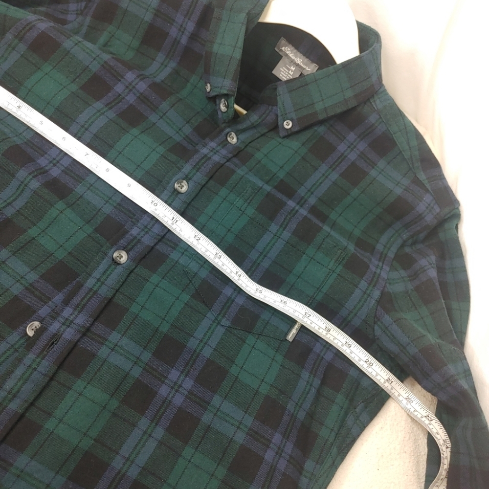 Eddie‎ Bauer Women's Button-Up Flannel Plaid Comfort Shirt Sz M - Picture 7 of 9